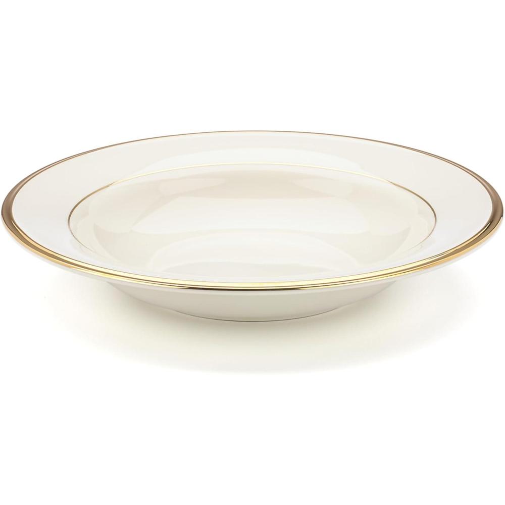 imageLenox 140104030 Eternal Teacup 1 Piece Service for 1 Porcelain 6 Fl OzPastaSoup Bowl