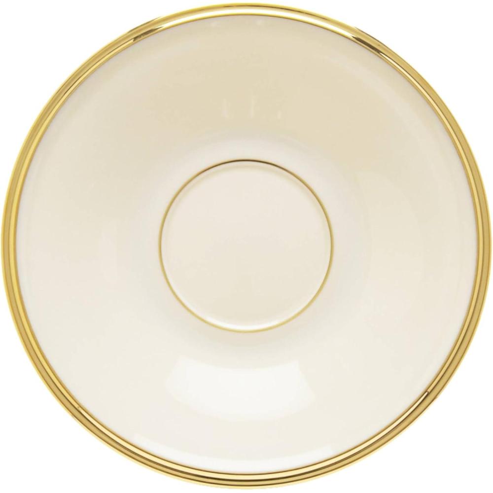 imageLenox 140104030 Eternal Teacup 1 Piece Service for 1 Porcelain 6 Fl OzTea Saucer  Ivory