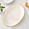 Lenox 140104030 Eternal Teacup 1 Piece, Service for 1, Porcelain, 6 Fl Oz(Oval Platter)