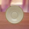 Lenox 140104030 Eternal Teacup 1 Piece, Service for 1, Porcelain, 6 Fl Oz(Tea Saucer  Ivory)