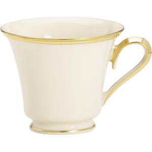Lenox 140104030 Eternal Teacup 1 Piece, Service for 1, Porcelain, 6 Fl Oz(Tea Cup  Ivory)