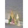 Lenox 894469 Treasured Traditions Tree with Flying Santa, Christmas & Holiday Decor(Lit Tree  Green)