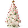 Lenox 894469 Treasured Traditions Tree with Flying Santa, Christmas & Holiday Decor(Lit Tree  Holiday)