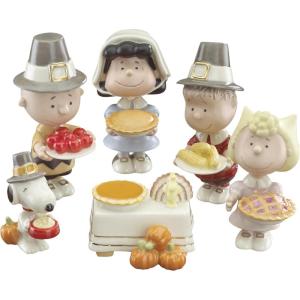 Lenox 841131 Peanuts 6-Piece Thanksgiving Figurine Set