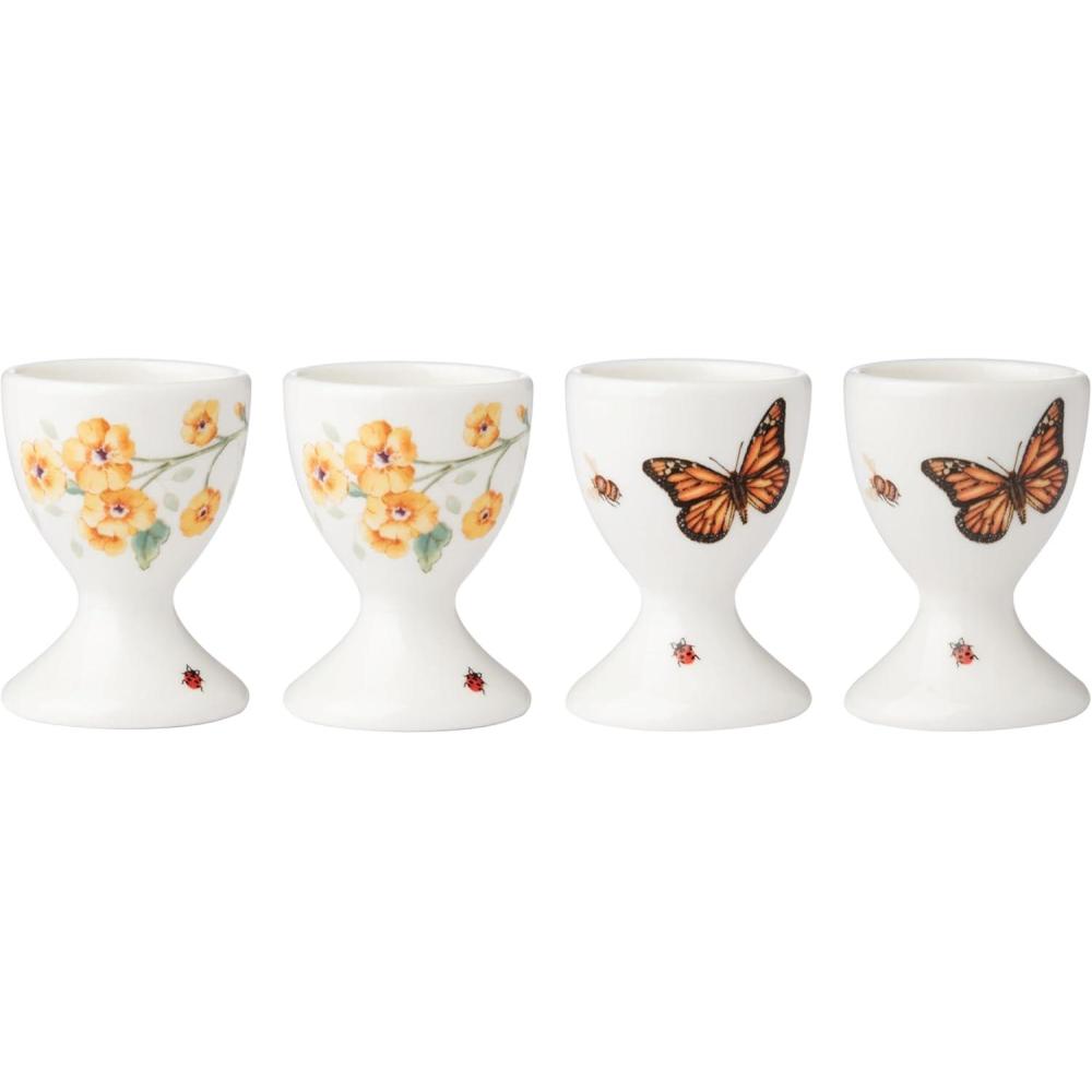 imageLenox 894111 Butterfly Meadow Footed Egg Cups Set of 4 Easter Serveware