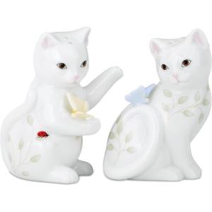Lenox Butterfly Meadow Figural Kitten Salt and Pepper Set –