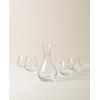 Lenox 893690 Tuscany Classics 5-Piece Decanter & Glass Set(Decanter With 4 Stemless Wine Glasses)