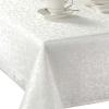 Lenox Opal Innocence 70” Round White Tablecloth – Machine Washable, Wrinkle-Resistant, Table Cover – White(White)