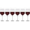 Lenox 897403 Tuscany Classics Angled Optic Wine Glasses, Set of 6(Wine Glasses  Angled)
