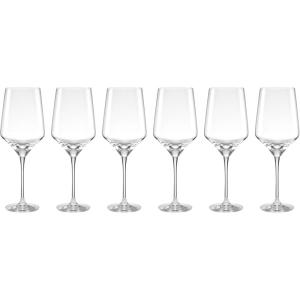 Lenox 897403 Tuscany Classics Angled Optic Wine Glasses, Set of 6(Wine Glasses)