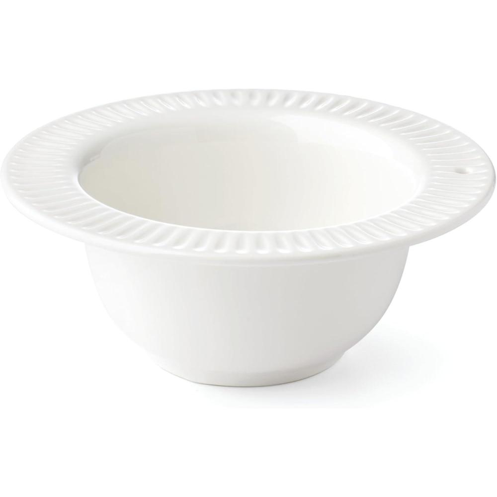 imageLENOX Profile Poppers Small Round Bowl 119White