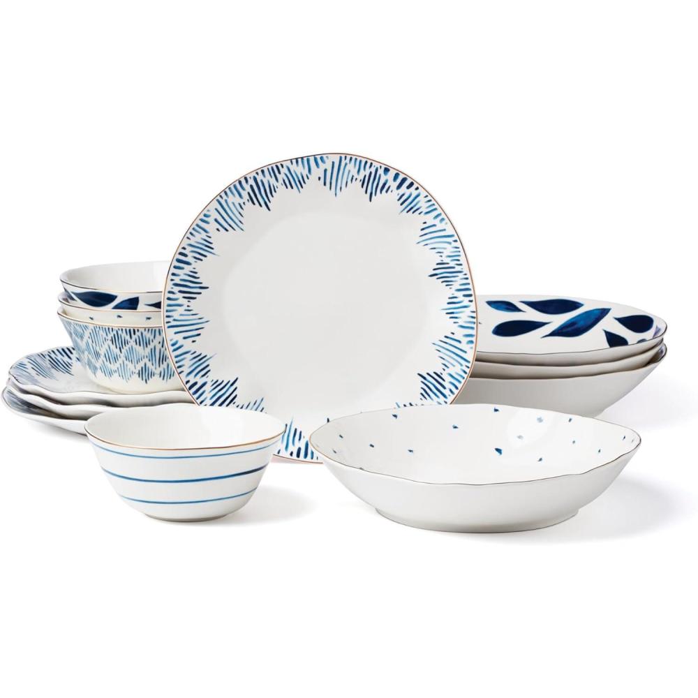 imageLenox 897387 Blue Bay 12Piece Dinnerware Set