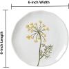 Lenox Dinnerware Set, Wildflowers Tidbit Appetizer Plates Set Of 4, Service For 4, Dessert Plates, Small Plate 6 Inch, Snack Plate, Stoneware, Dishwasher Safe, 6-Inch Diameter (Assorted, 4 Piece)