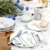 Lenox Dinnerware Set, Wildflowers Tidbit Appetizer Plates Set Of 4, Service For 4, Dessert Plates, Small Plate 6 Inch, Snack Plate, Stoneware, Dishwasher Safe, 6-Inch Diameter (Assorted, 4 Piece)