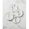 Lenox Dinnerware Set, Wildflowers Tidbit Appetizer Plates Set Of 4, Service For 4, Dessert Plates, Small Plate 6 Inch, Snack Plate, Stoneware, Dishwasher Safe, 6-Inch Diameter (Assorted, 4 Piece)