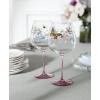 Lenox Glassware, Butterfly Meadow Pink Balloon Wine Glasses, Set of 4, Service For 4, Made From Glass, Dishwasher Safe, Drinking Glasses, Home And Kitchen, Glass Cups (Pink, 4 Pieces, 26 oz Capacity)(Balloon Wine Glass)