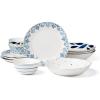 Lenox 897387 Blue Bay 12-Piece Dinnerware Set