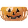 Lenox Vintage Figural Pumpkin Candy Bowl, Halloween Candy Bowl Jack O Lantern, Dishwasher Safe, Halloween Decor Indoor, Pumpkin Decor, Trick or Treat, Fall Decorations For Home(1 Piece 9.25×4.75-Inch)