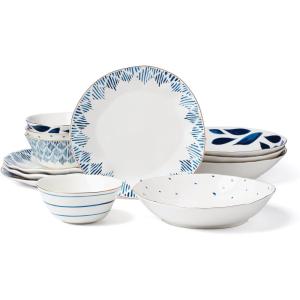 Lenox 897387 Blue Bay 12-Piece Dinnerware Set