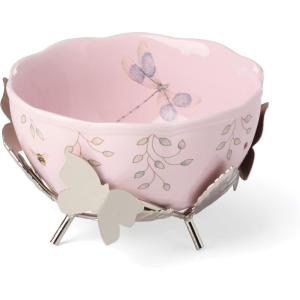 Lenox 898188 Butterfly Meadow 25th Anniversary Cake Plate(Bowl with Stand)