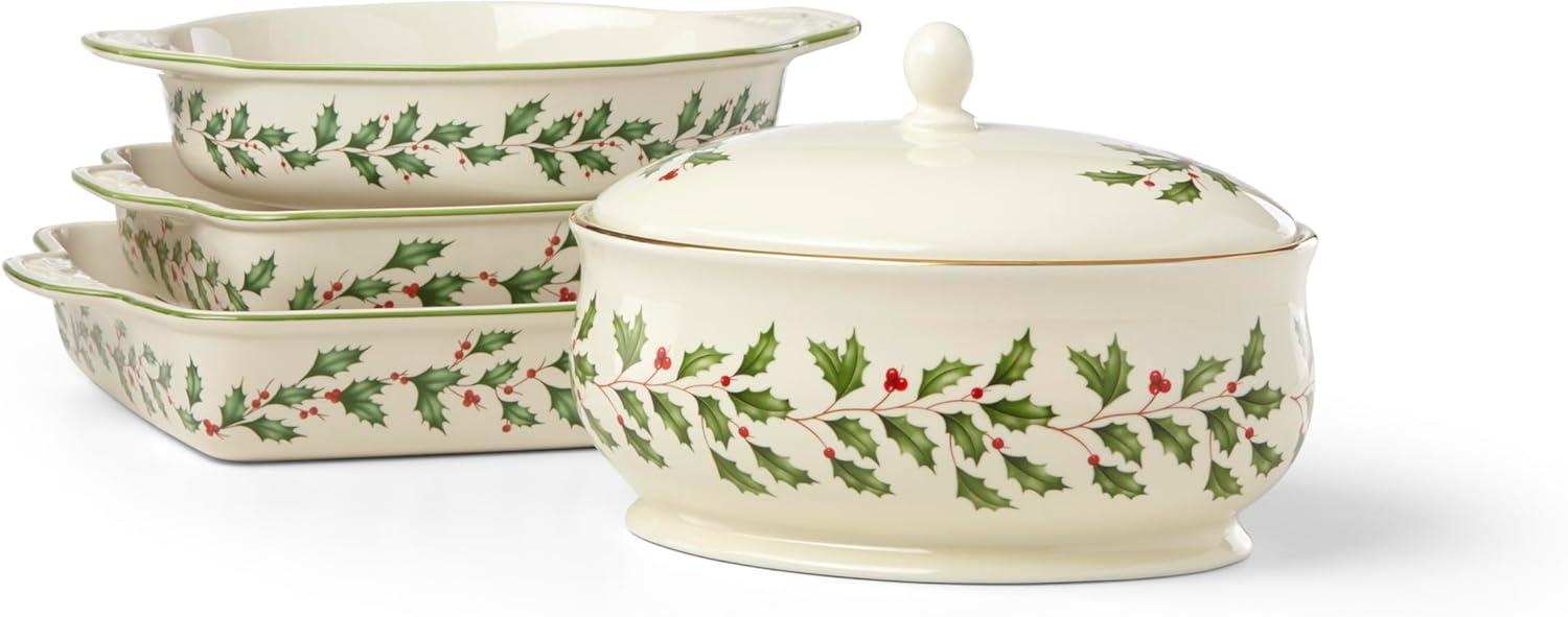 imageLenox 870004 Hosting The Holidays Napkin Holder ChristmasCovered Dish