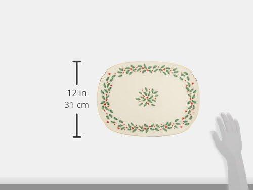 imageLenox 870004 Hosting The Holidays Napkin Holder ChristmasOblong Platter