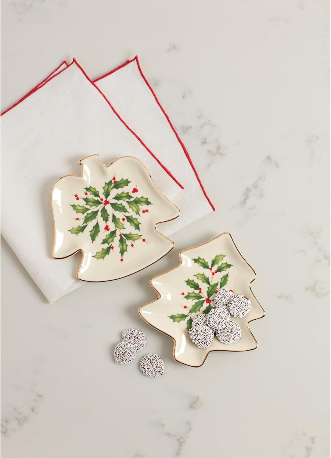 imageLenox 870004 Hosting The Holidays Napkin Holder ChristmasParty Plate