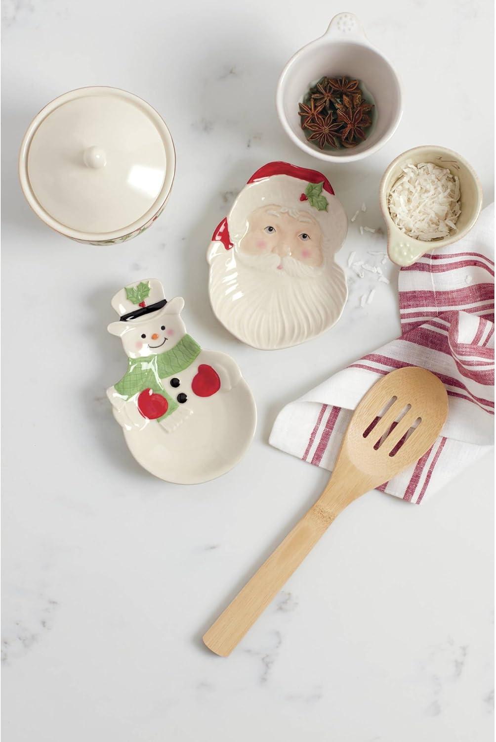 imageLenox 870004 Hosting The Holidays Napkin Holder ChristmasSpoon Rest Santa