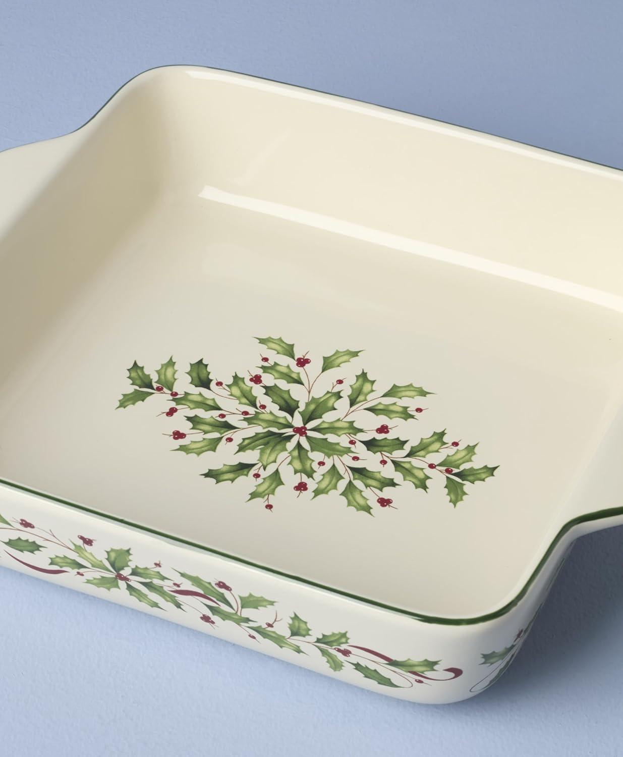 imageLenox 870004 Hosting The Holidays Napkin Holder ChristmasSquare Baking Dish