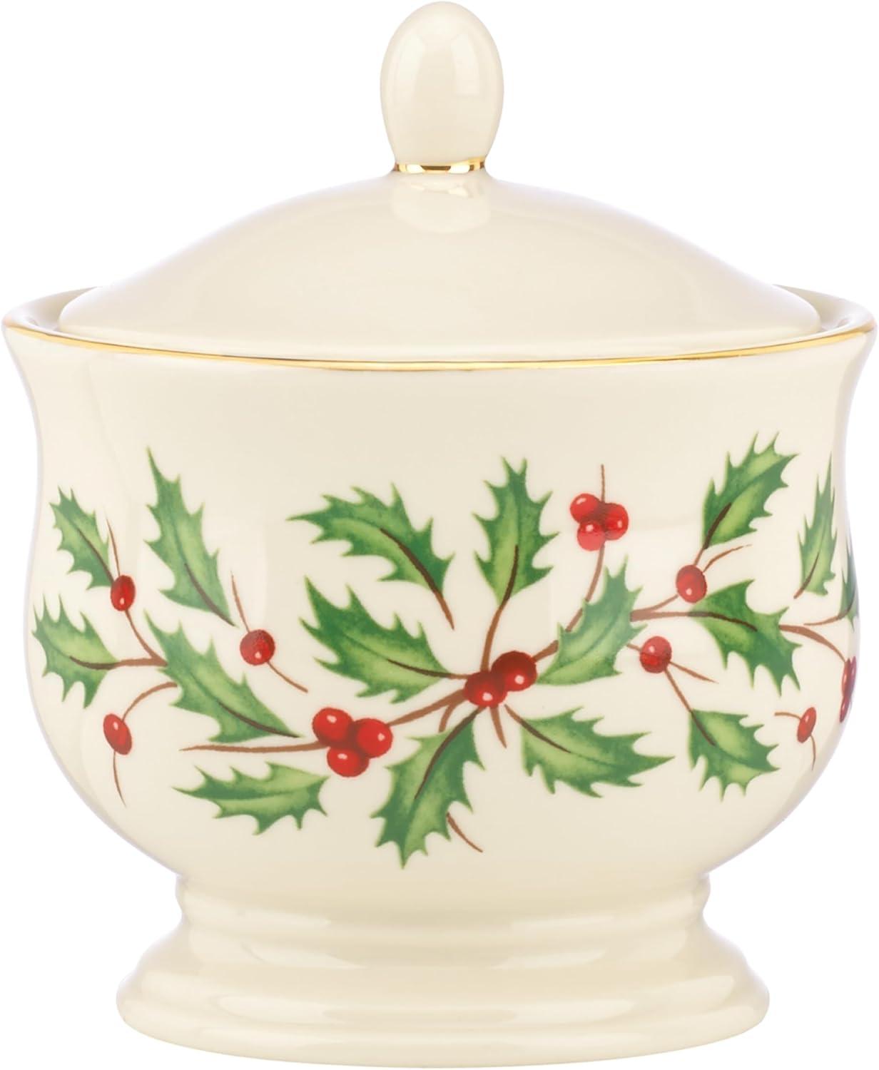 imageLenox 870004 Hosting The Holidays Napkin Holder ChristmasSugar and Creamer