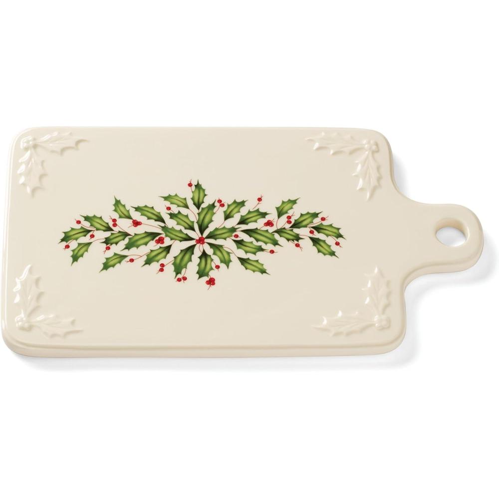 imageLenox 870004 Hosting The Holidays Napkin Holder ChristmasCheese Slab
