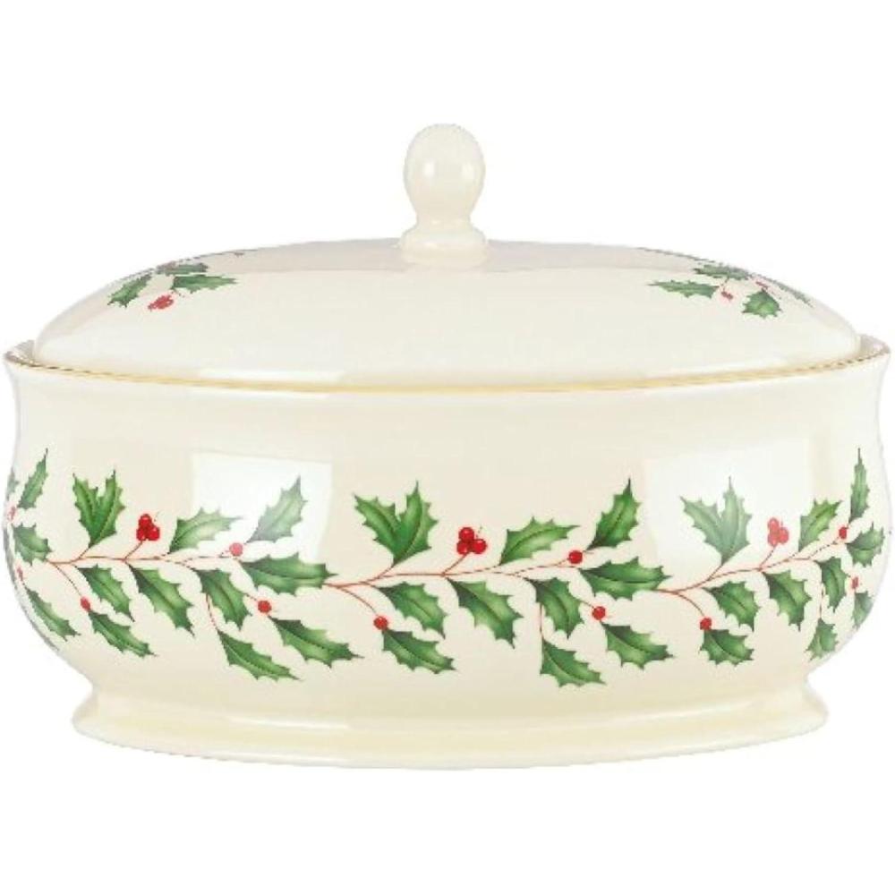 imageLenox 870004 Hosting The Holidays Napkin Holder ChristmasCovered Dish