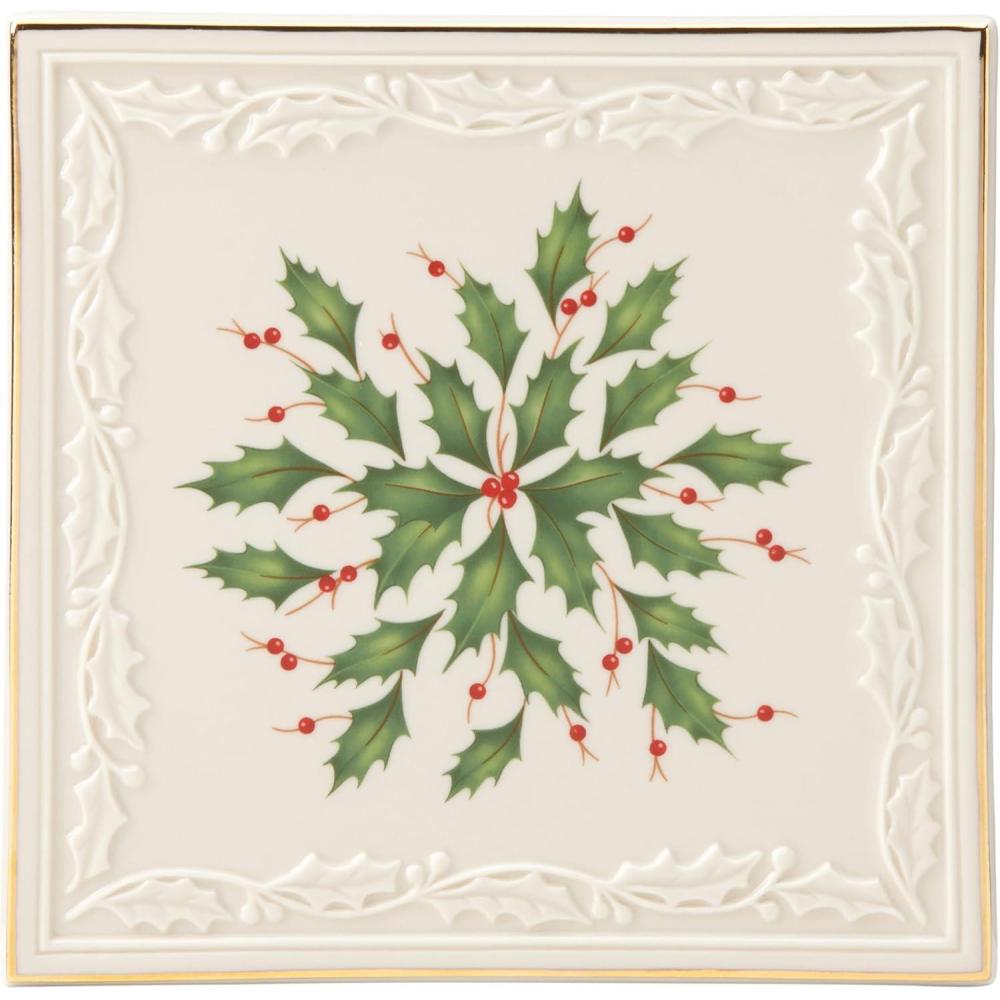 imageLenox 870004 Hosting The Holidays Napkin Holder ChristmasTrivet