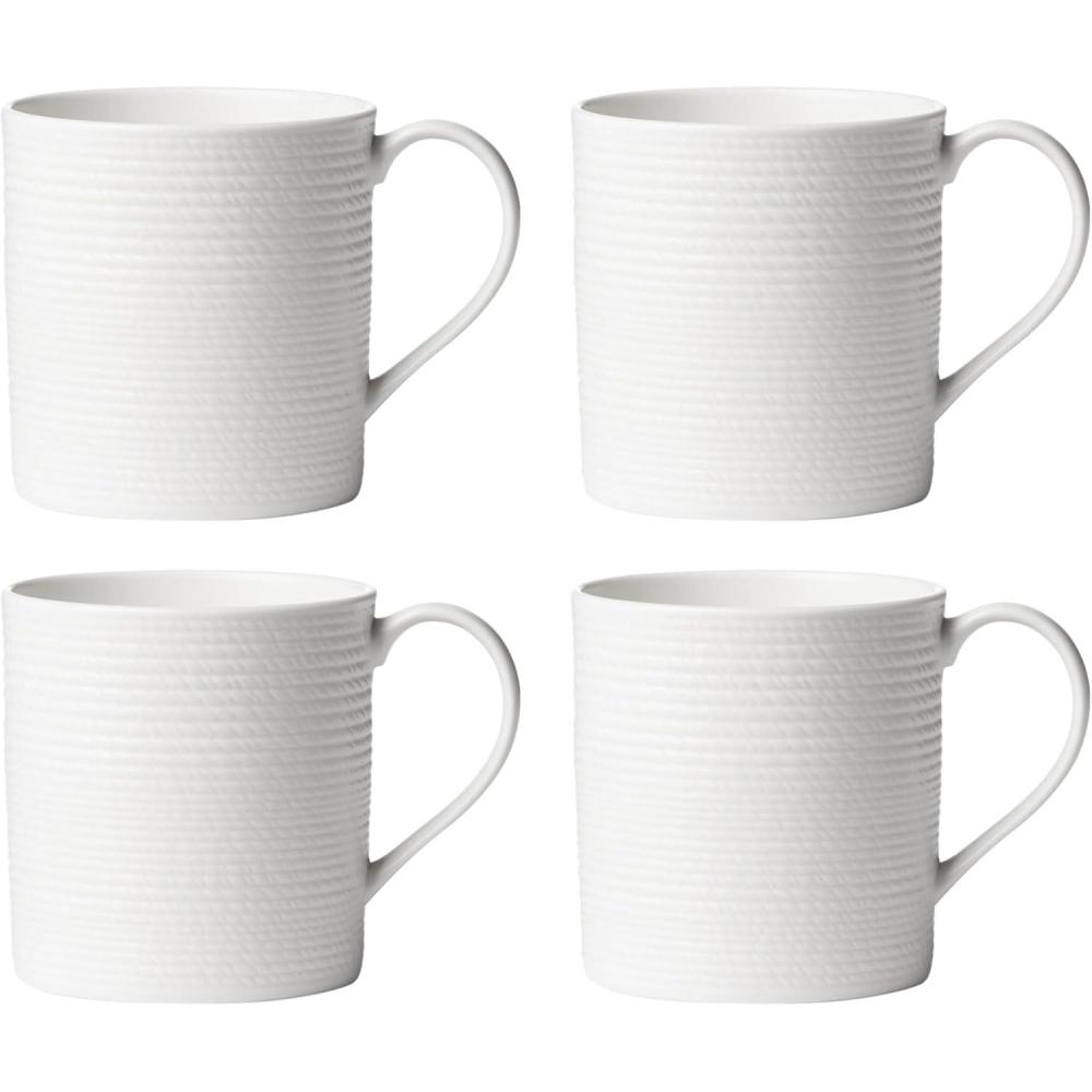 imageLenox 894759 Lx Collective White 12Piece Dinnerware SetMugs Set of 4