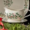 Lenox 870004 Hosting The Holidays Napkin Holder, Christmas(Gravy Boat with Stand)
