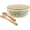 Lenox 870004 Hosting The Holidays Napkin Holder, Christmas(Salad Bowl with Servers)