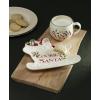 Lenox 870004 Hosting The Holidays Napkin Holder, Christmas(Santa Cookies & Milk Set)