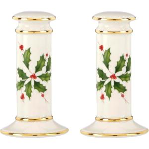 Lenox 870004 Hosting The Holidays Napkin Holder, Christmas(Salt & Pepper Set)