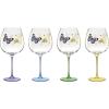 Lenox 899817 Butterfly Meadow Balloon Wine Glasses, Set Of 4, Assorted