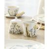 Lenox Kitchen And Dining, Wildflowers 2-Piece Sugar And Creamer Set, Stoneware Material, Dishwasher & Microwave Safe, Kitchen Essentials, Home (White, 2 Pieces, 8 Oz Capacity Sugar Bowl & Creamer)