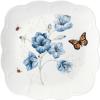 Lenox Porcelain Dinnerware Sets For 6, Lenox Butterfly Meadow Collection Square 18-Piece Dinnerware Set, Service For 6, Kitchen and Dining, Round Bowls, Square Dinner Plates and Bowls Sets (18 Piece)