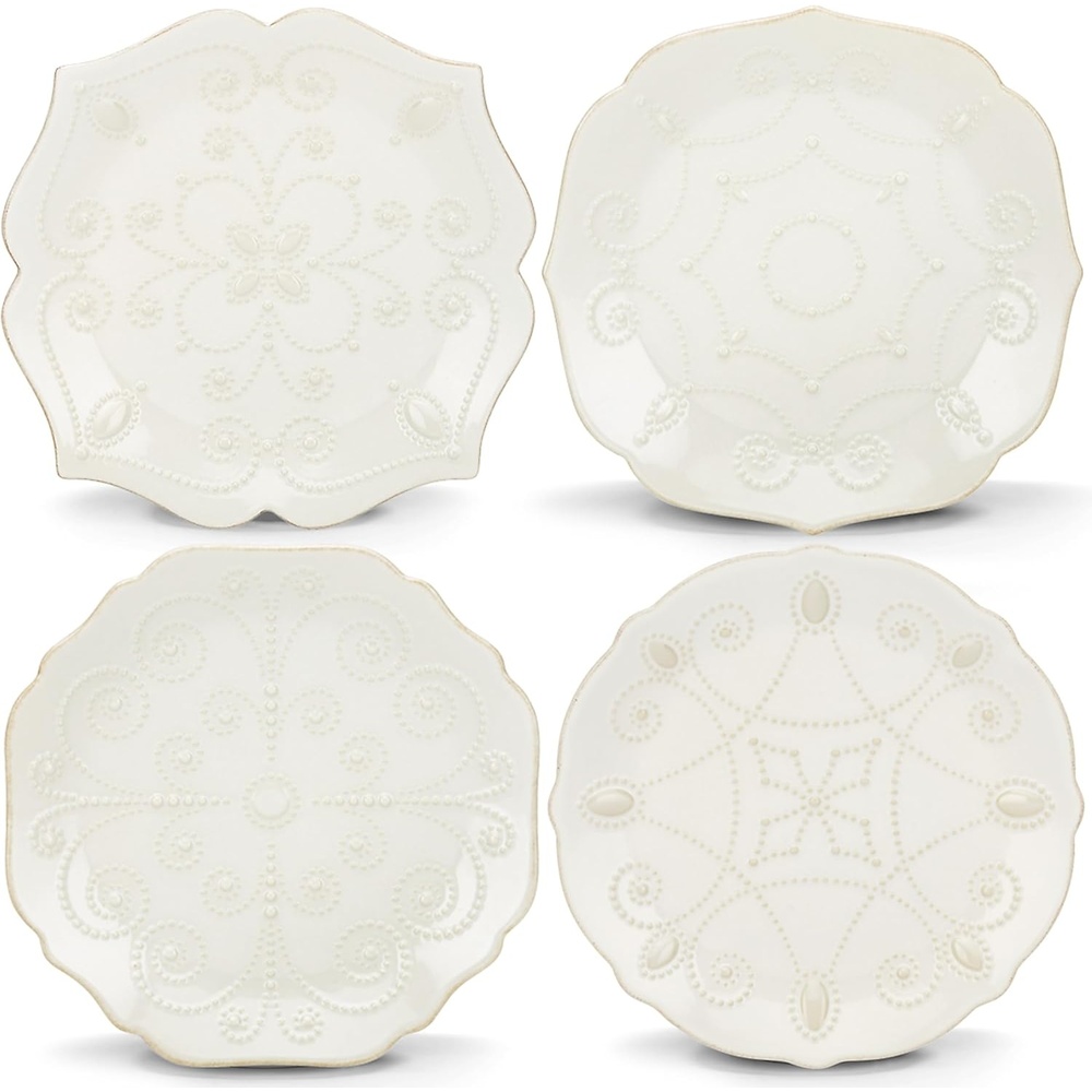 imageLenox 891288 French Perle 4Piece Dinner Plate SetPlates Set of 4