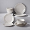 Lenox 891288 French Perle 4-Piece Dinner Plate Set(12-Piece Dinnerware Set  All-Purpose Bowls)