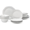 Lenox 891288 French Perle 4-Piece Dinner Plate Set(12-Piece Dinnerware Set  All-Purpose Bowls)