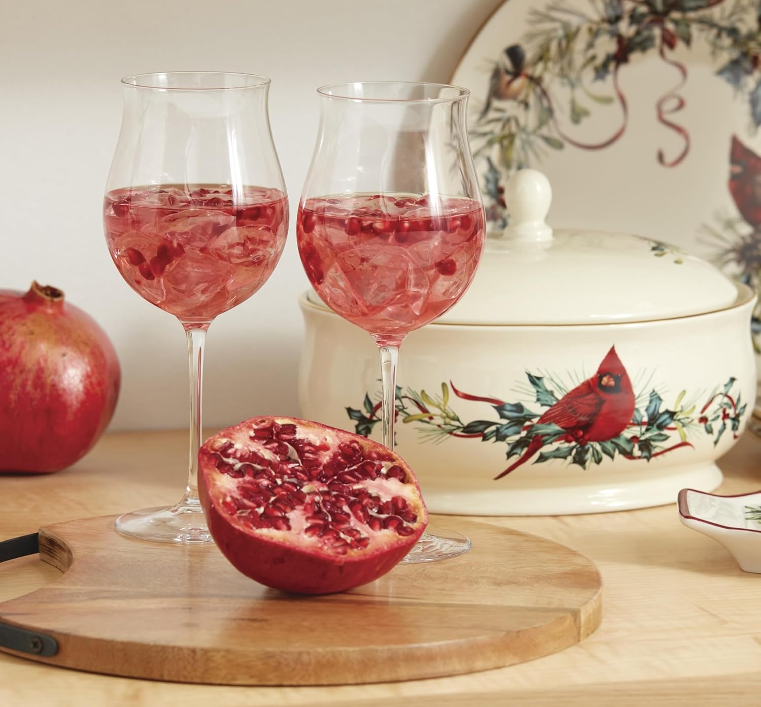 image:imageLenox 6049837 Winter Greetings Mug Christmas amp Holiday DrinkwareCovered Dish