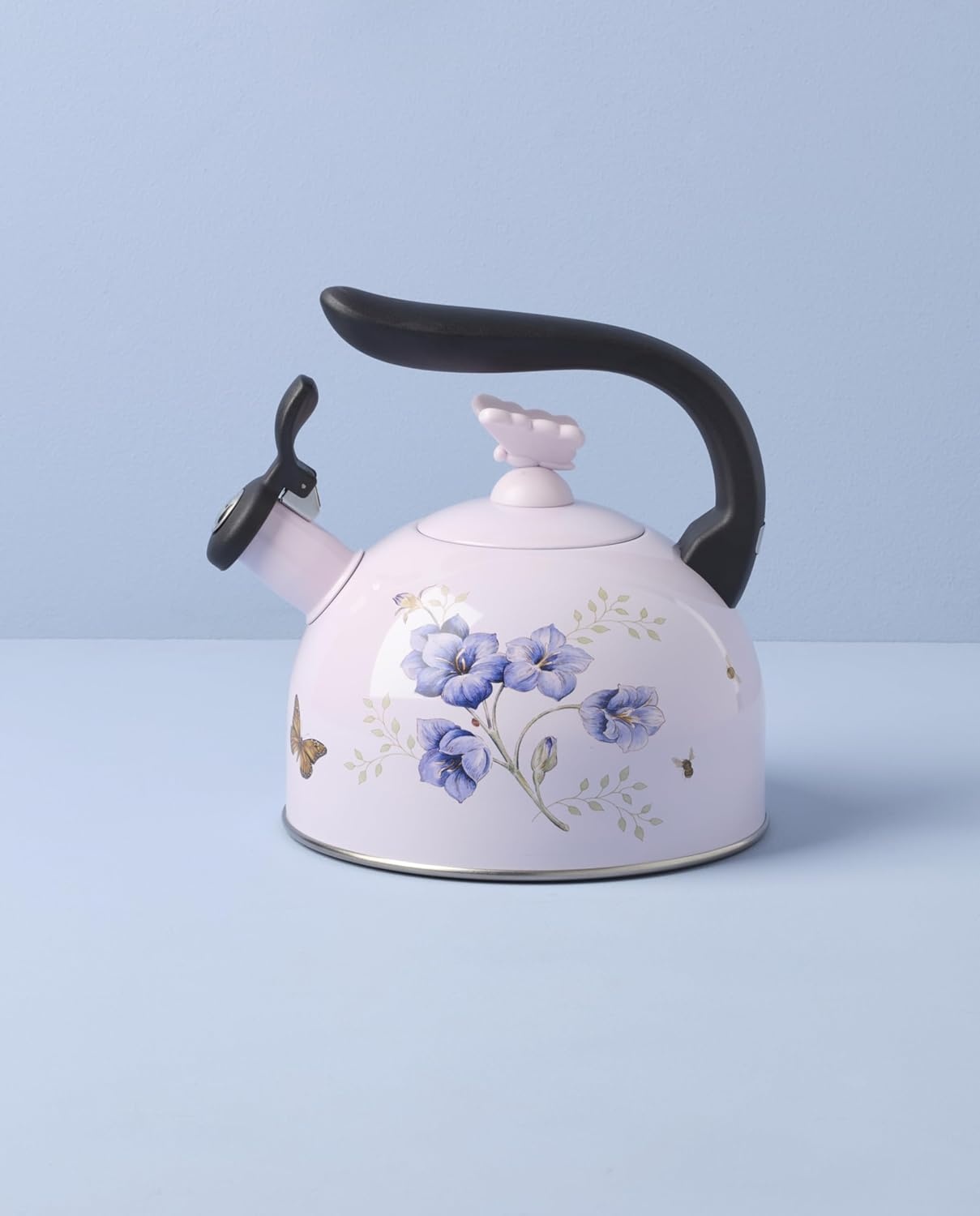 image:imageLenox 897923 Butterfly Meadow Colors Tea Kettle 26 Quarts Pink