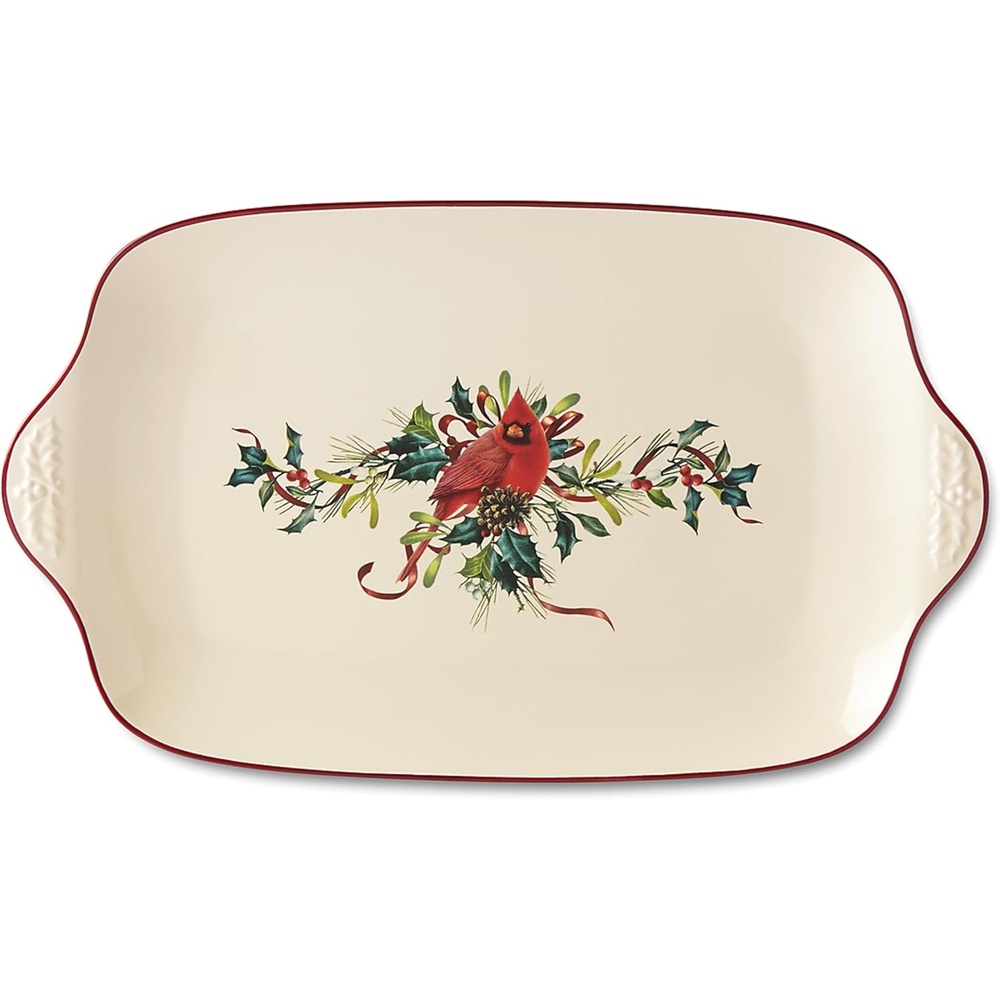 image:imageLenox 6049837 Winter Greetings Mug Christmas amp Holiday DrinkwareOversized Platter