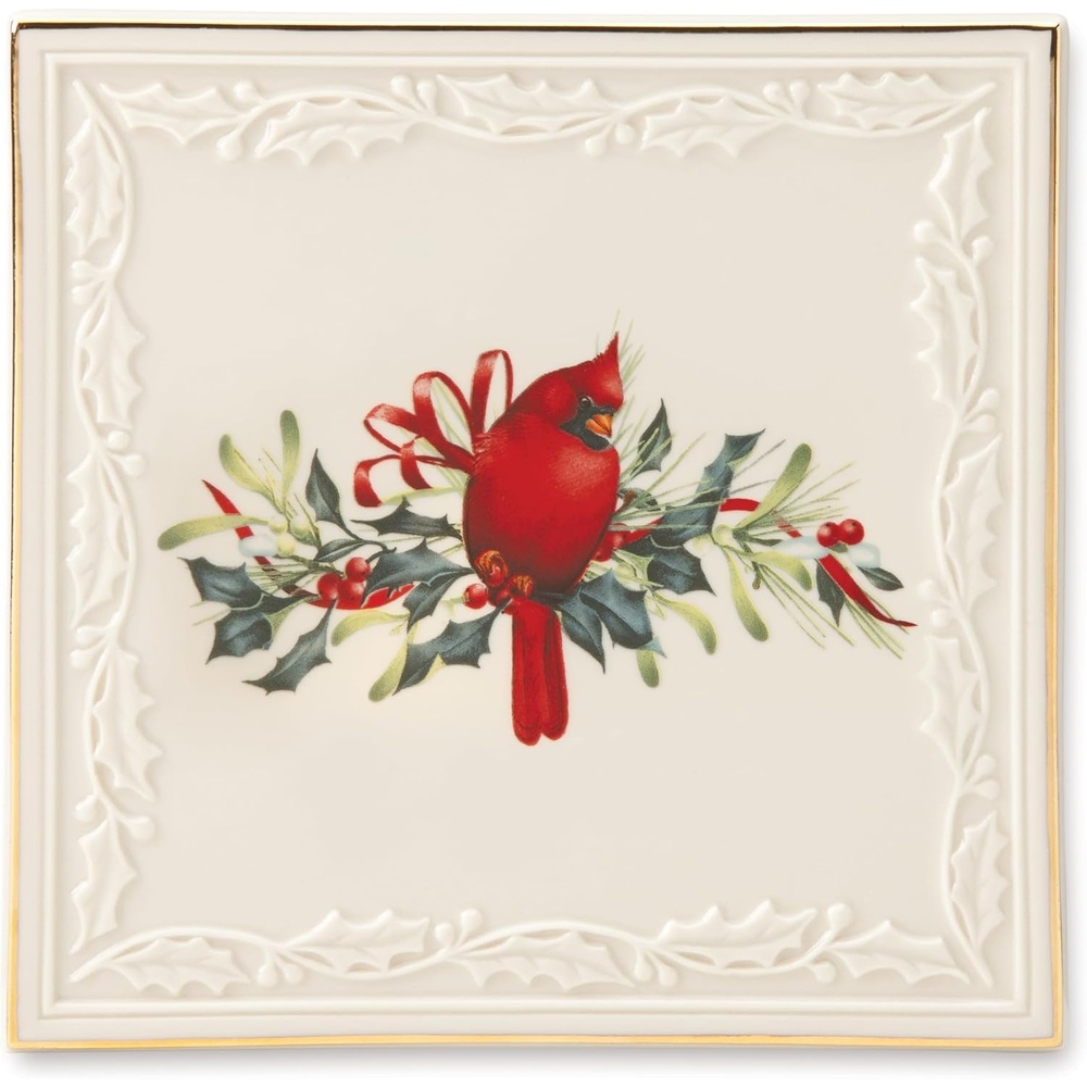 image:imageLenox 6049837 Winter Greetings Mug Christmas amp Holiday DrinkwareTrivet
