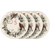 Lenox 6049837 Winter Greetings Mug, Christmas & Holiday Drinkware(Dinner Plates  Set of 4)