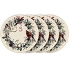 Lenox 6049837 Winter Greetings Mug, Christmas & Holiday Drinkware(Salad Plates  Set of 4)